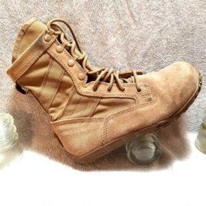 Tactical Research Mens Military Boots sz 5W Coyote Brown hot weather style#TR105